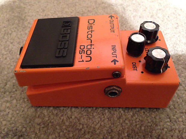 Boss DS-1 Distortion 1981 Long Dash MIJ Orange | Reverb