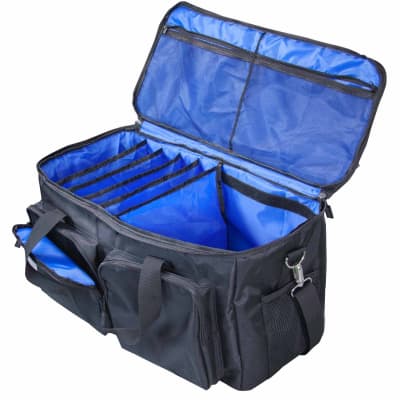 DJ Audio Padded Multipurpose Accessories Storage Transport Bag Case w XLR Cables image 9