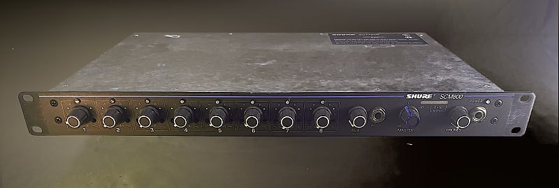 Shure SCM 800 Eight Channel Line Mixer | Reverb