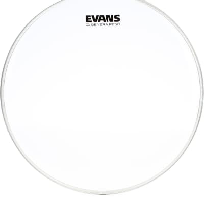 Evans G2 Clear Drumhead - 14 inch  Bundle with Evans Genera Resonant Drumhead - 14 inch image 3