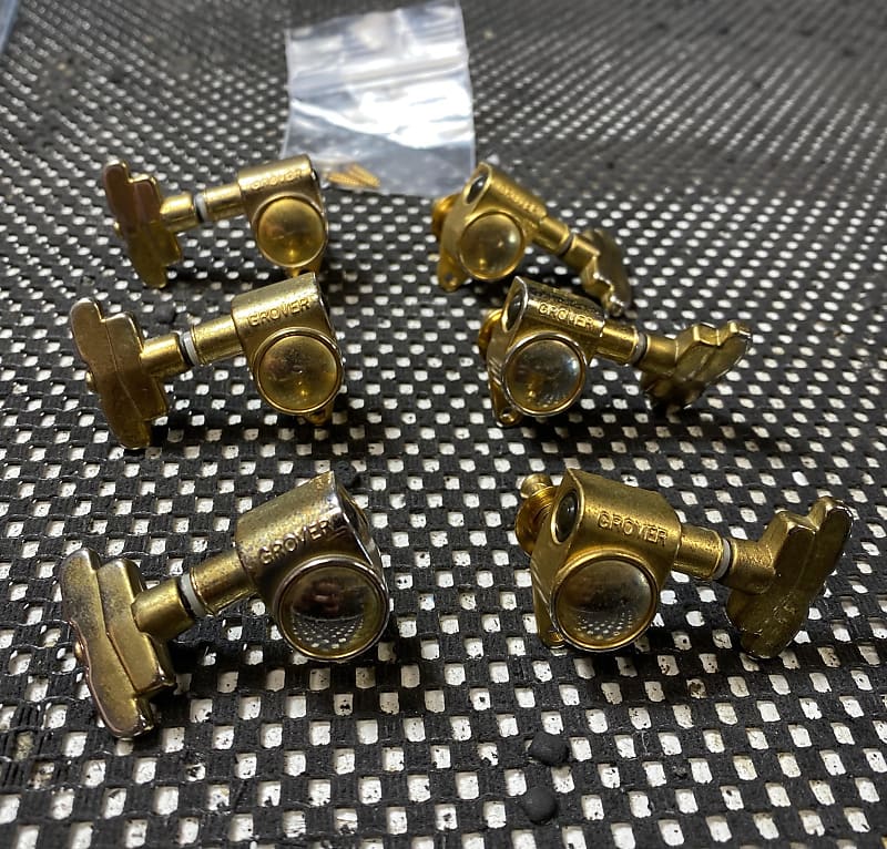 Grover 3X3 Tuners Gold Reverb