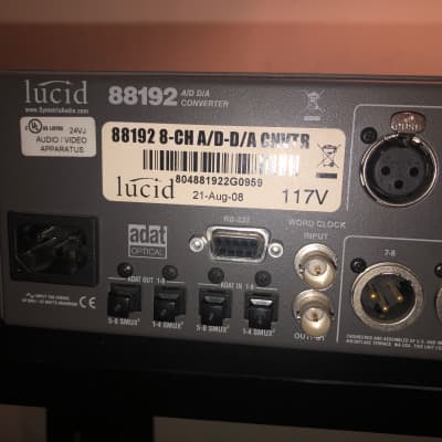 Lucid  88192 8 Channel A/D - D/A Converter image 6