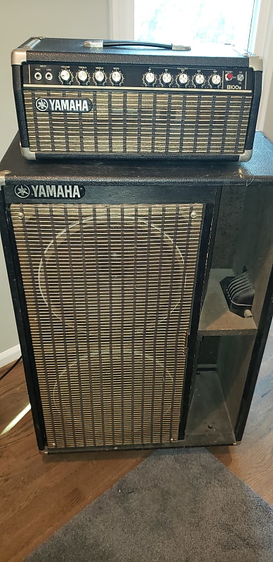 Yamaha B100 II Mid 80s - Black | Reverb