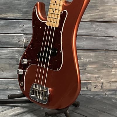 Used G&L Left Handed USA LB-100 4 String Electric Bass with Case- Spanish Copper Metallic image 3