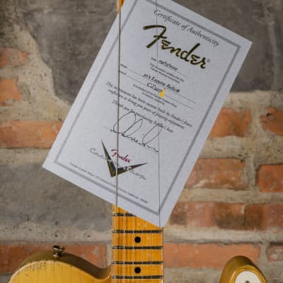 Fender Custom Shop Esquire Masterbuilt Dale Wilson 50s Butterscotch Blonde Relic 2020 Used (cod.904UG) image 5