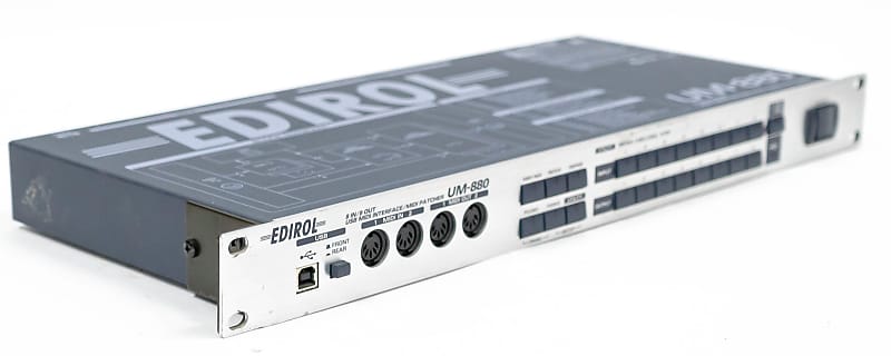 Roland Edirol UM-880 8 IN/ 8 OUT USB MIDI Interface Patchbay Rackmount |  Reverb Brazil