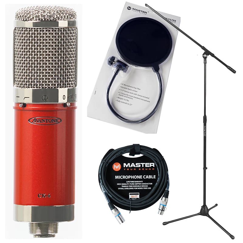 Avantone Pro CK-6 Cardioid FET Condenser Microphone w/ Stand, | Reverb