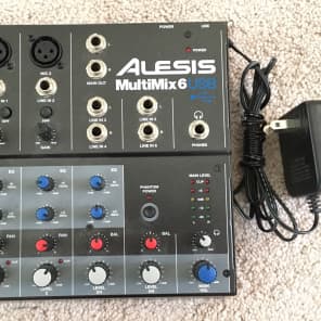 Alesis MultiMix 6 USB 6-Channel Mixer