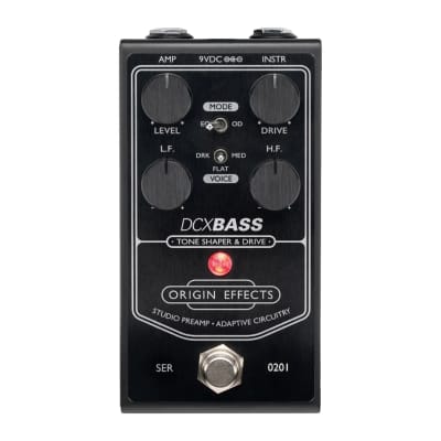 Reverb.com listing, price, conditions, and images for origin-effects-dcx-bass-tone-shaper-drive-pedal