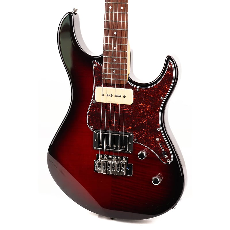 Yamaha PAC 611VFM Dark Red Burst | Reverb