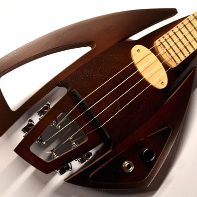 Murray Kuun Avanti electric ukulele 2022 mahogany stained image 6