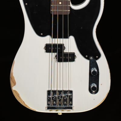 Fender Mike Dirnt Road Worn Precision Bass White Blonde Bass Guitar-MX21539346-10.87 lbs image 11