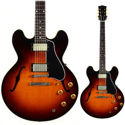 2017 Gibson Memphis '58 Reissue ES-335 - 1958 Sunburst VOS, Dot Neck, No Binding 59 1959 for sale