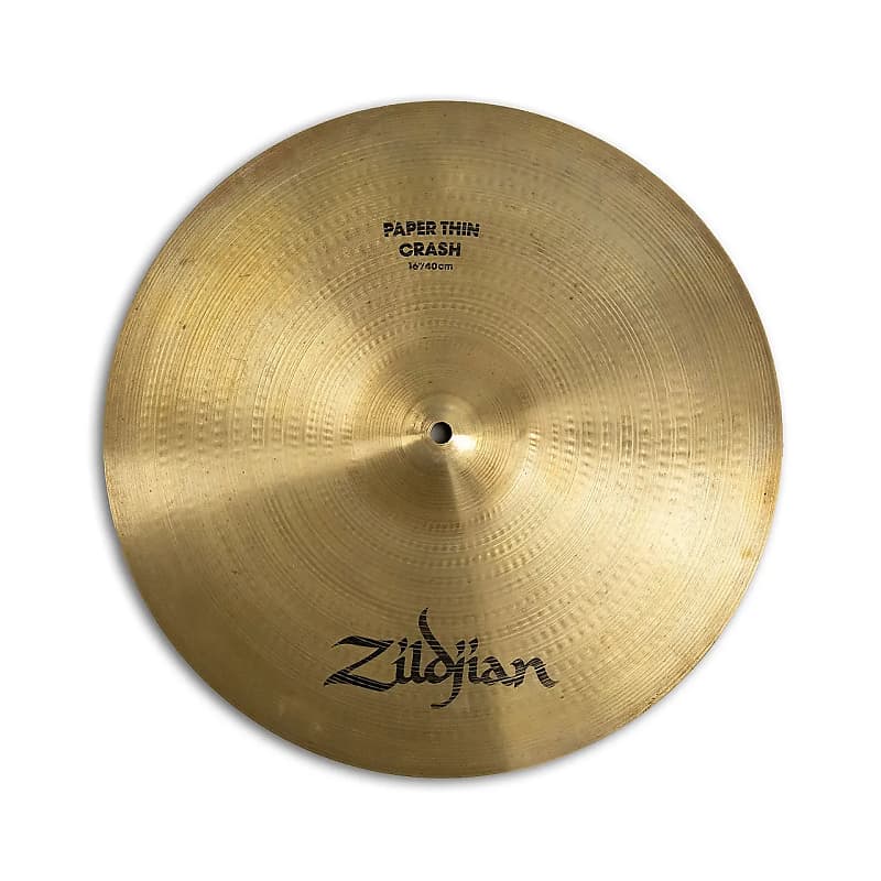 Zildjian 16" A Series Paper Thin Crash Cymbal 1983 - 2005 image 1