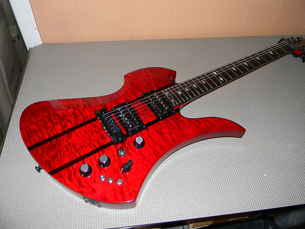 B.C. Rich Mockingbird STQ Trans Red