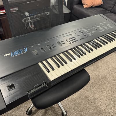 Korg DSS-1 61-Key Digital Sampling Synthesizer 1980s - Black
