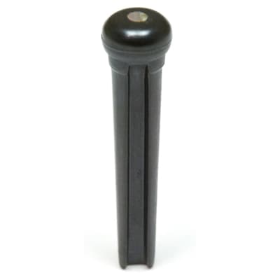 Graph Tech PP-2182-00 TUSQ Traditional Style Bridge Pin Set - Black with 2mm Paua Shell Dot Inlay (set of 6) image 2