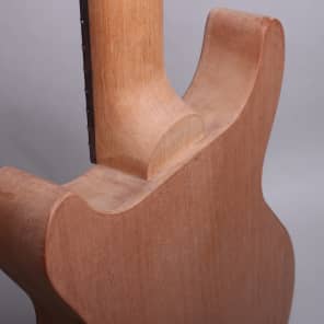 BYOGuitar Double Cut Jr Body and Neck Unfinished image 5