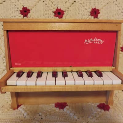Toy piano Michelsonne Paris 20 keys 1970 AS NEW ! image 1