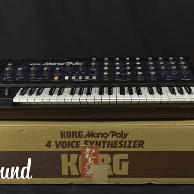 Korg Mono/Poly Analog Polyphonic Synthesizer w/Orignal Box in Very Good.