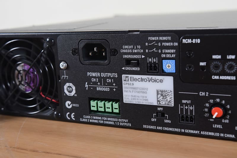 Electro-Voice (EV) CPS2.9 2-Channel Power Amp (church owned