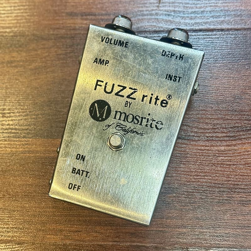 Mosrite Fuzzrite ギターエフェクター Mosrite Fuzz Rite - YouTube