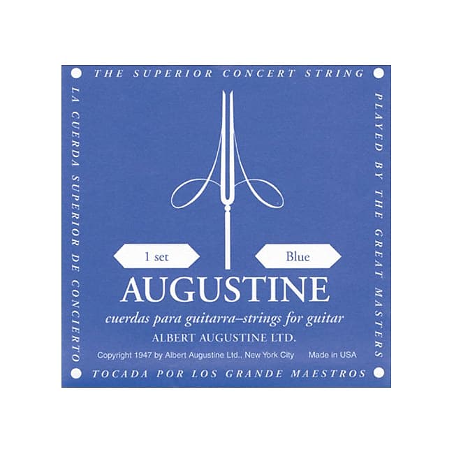 AUGUSTINE Classic Blue High Tension E1-E6 Nylon-Saiten für Konzertgitarre image 1