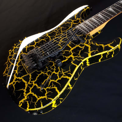 Charvel by Jackson DK-85 Japan 80s - Custom Yellow Crackle | Reverb