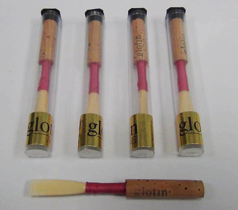 5 high quality oboe reeds - American model - Glotin (made in France) + humor drawing print image 1