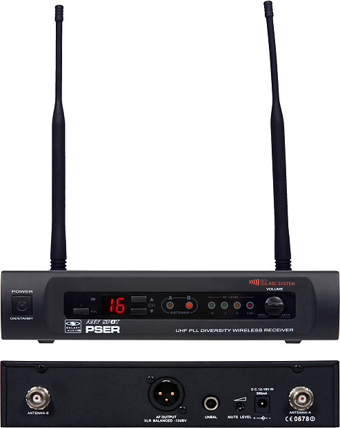 Galaxy Audio PSER Wireless Microphone Receiver - Code L (655-679MHz) image 1