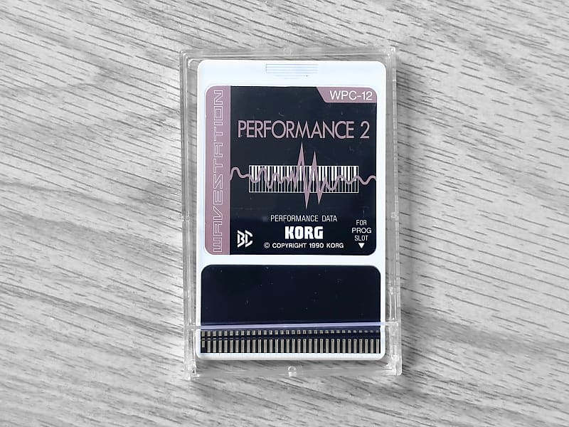 Korg Wavestation WPC-12 Performance 2 // ROM voice card