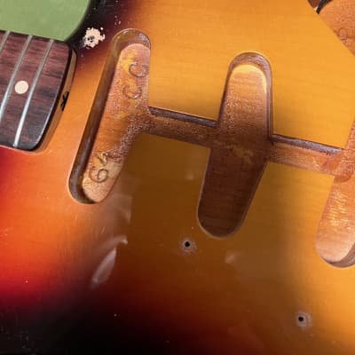 Fender Custom Shop 1964 Stratocaster Anniversary Closet Classic Relic Sunburst, Josefina Campos Pickups, 2013 C S Build image 14