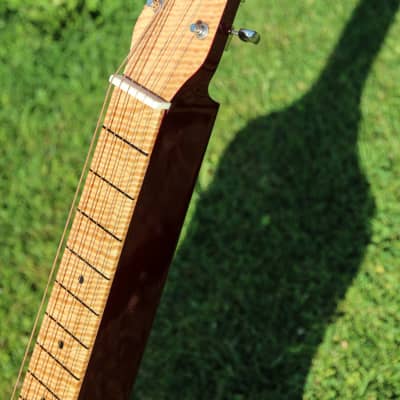 Beltona Pasifika Square Neck Single Cone Resonator Guitar 2009 Red image 5
