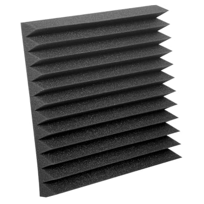 Studiofoam® Wedgies™ - Panels Qty 24, 12"x12"x2" Charcoal image 1