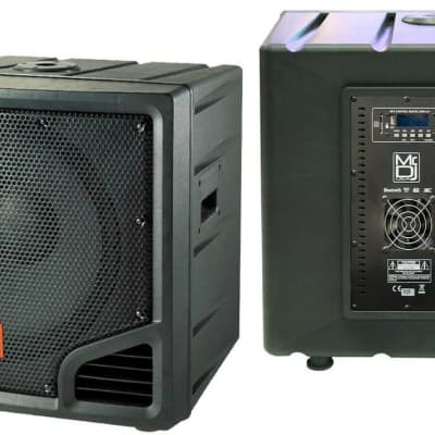 New Mr Dj 15" 5400W PA/DJ/Powered Subwoofer Bluetooth/USB/LINE/2 Speaker Output image 1