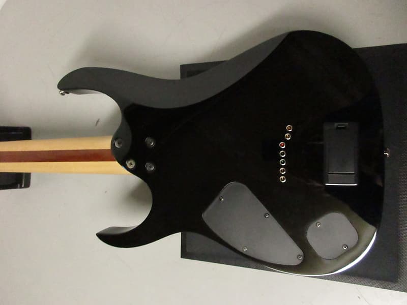 Ibanez RGIX27FEQM Iron Label 7 String Sapphire Blue Sunburst