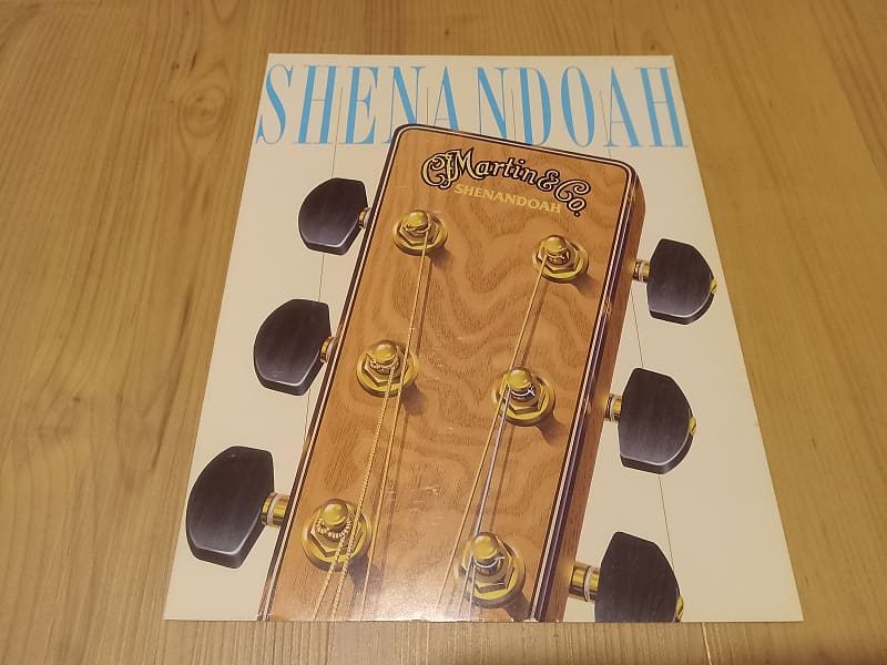 Vintage 1989 Martin Shenandoah Guitar Catalog! Rare, Original Reverb