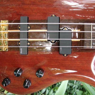 ESP Custom Shop Order SUGI (E) Bass  2011 Purple Heart Wood & Wenge CoA One of a Kind !! image 5