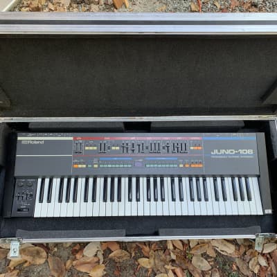 Roland Juno-106 with Flight Case