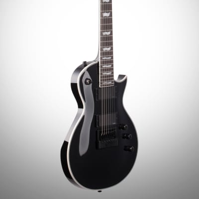ESP LTD Eclipse EC-1007 EverTune Electric Guitar, 7-String, Black image 4