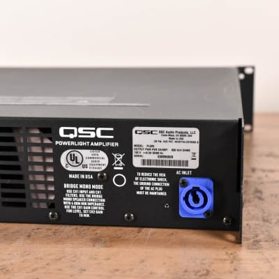 QSC PL325 Powerlight 3 Series Two-Channel Power Amplifier CG00P48 image 6