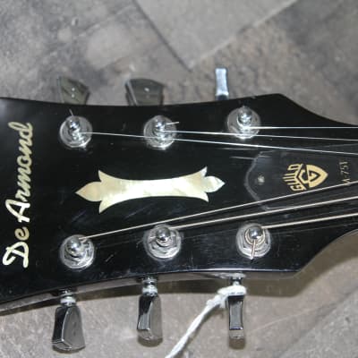 DeArmond M75 Chamagne Sparkle Jazz Guitar Hard case! image 22