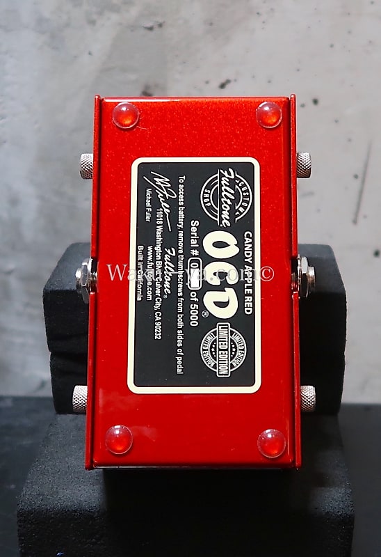 Fulltone Custom Shop OCD Candy Apple Red Limited Edition
