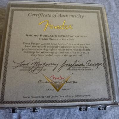 Fender Josefina Campos pickups Ancho Poblano , Limited Edition . image 5
