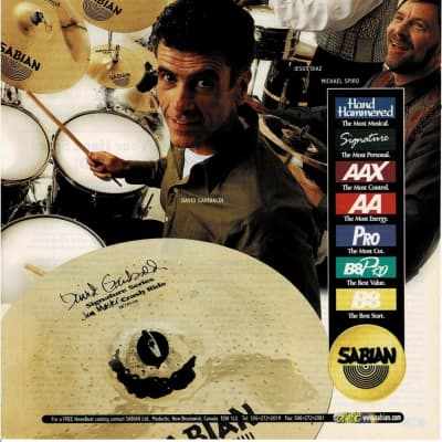 David Garibaldi's Tower of Power, Sabian 18" AA China Sizzle Cymbal, 6 Rivets 1486g 1990's image 4