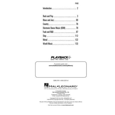 Hal Leonard Bass Lines Hal Leonard Bass Method image 2