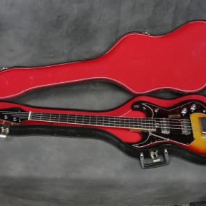 Vintage Teisco/Kingston Bass Guitar, 4-String, Made In Japan, MIJ, w/Case image 3