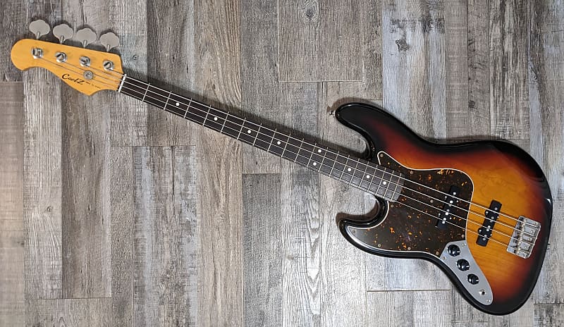 CoolZ ZJB-1R/L 3-Tone Sunburst Jazz Bass