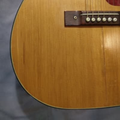Harmony VINTAGE, RARE, H162 Flat Top Acoustic Guitar 1960s - Natural image 5