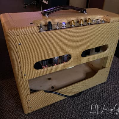 Blankenship Fat Boy Tweed Deluxe Guitar Amplifier with 1 x 12" Celestion G12H 30W Speaker image 3